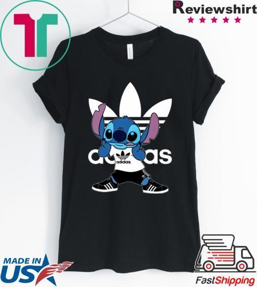 Funny Stitch Adidas Gift T-Shirt