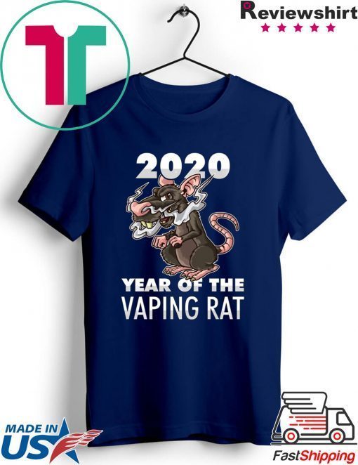 Happy New Year 2020 – Year Of The Vaping Rat Gift T-Shirt