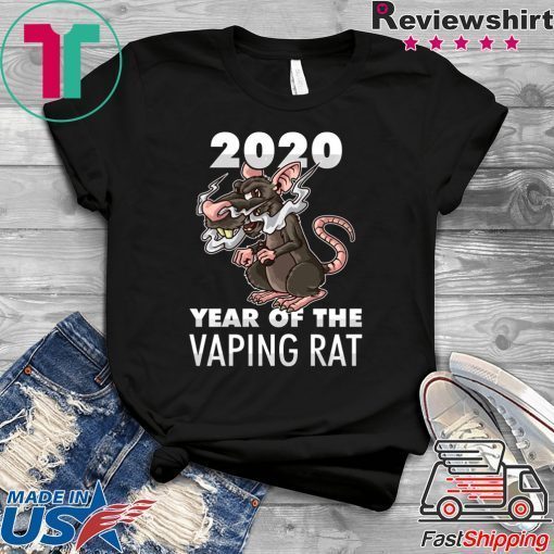 Happy New Year 2020 – Year Of The Vaping Rat Gift T-Shirt