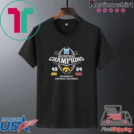 Holiday Bowl Champions Iowa USC Gift T-Shirts