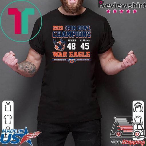 Iron Bowl Champions 2019 Auburn Tigers Funny T-Shirt