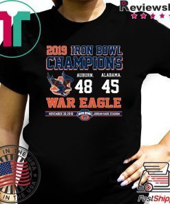 Iron Bowl Champions 2019 Auburn Tigers Cool Gift T-Shirt