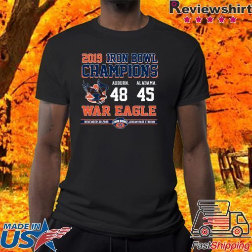 Iron Bowl Champions 2019 Auburn Tigers 2020 T-Shirts