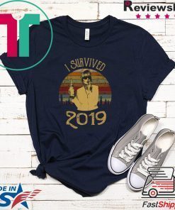 Jennifer Saunders I Survived 2019 Vintage Gift T-Shirt