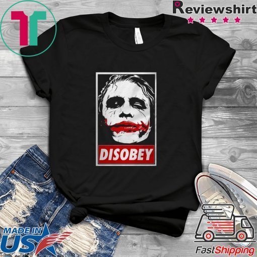 Joaquin Phoenix Joker Disobey Gift T-Shirt