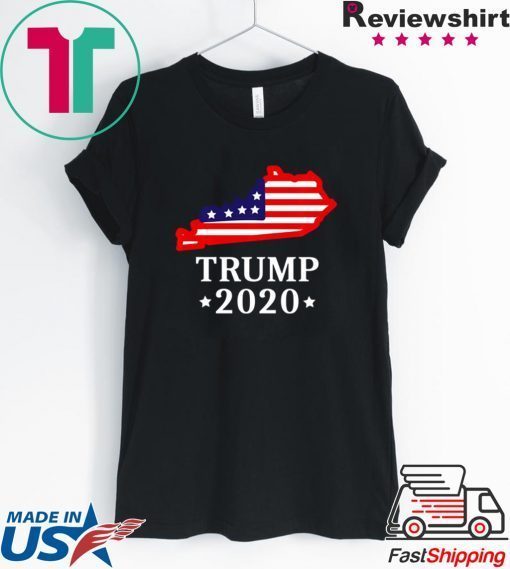Kentucky For Donald Trump 2020 GOP KY State Map Shirts