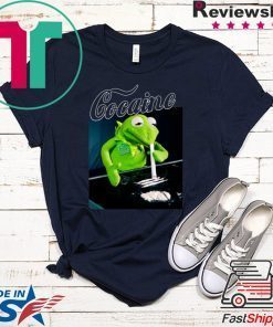 Kermit the frog doing coke Gift T-Shirts