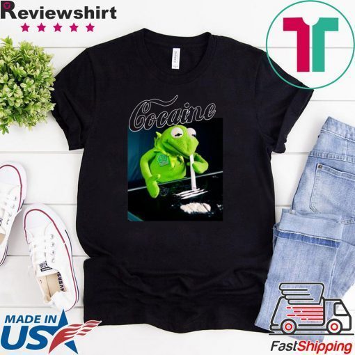 Kermit the frog doing coke Gift T-Shirts