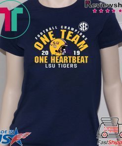 LSU Sec Championship 2019 One Team One Heartbeat T-Shirt Limited Edition
