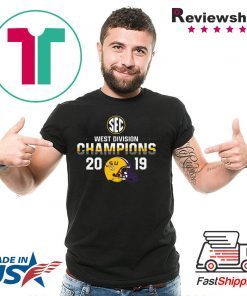 LSU Tigers West Division Champion 2019 Gift T-Shirt
