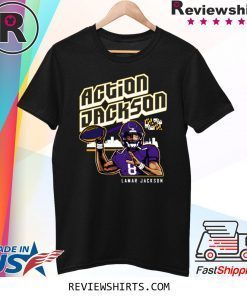Lamar Jackson's 'Action Jackson' Tee Shirt