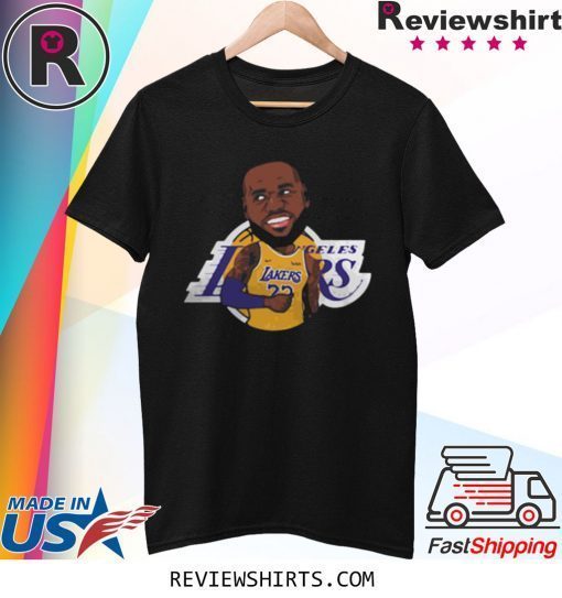 LeBron James Chibi Los Angeles Lakers T-Shirt
