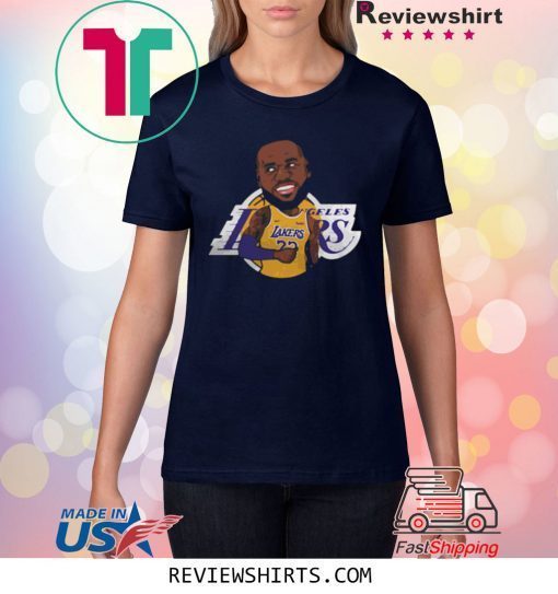 LeBron James Chibi Los Angeles Lakers T-Shirt