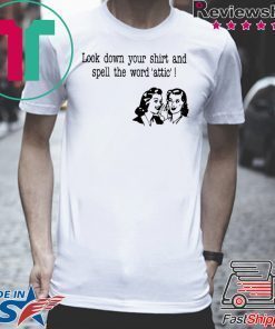 Look in Your Shirt and Spell Attic Gift T-Shirt