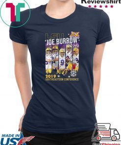 Lsu Joe Burrow MVp 2019 southeastern Conference Gift T-Shirt
