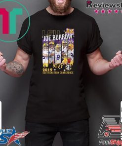 Lsu Joe Burrow MVp 2019 southeastern Conference Gift T-Shirt