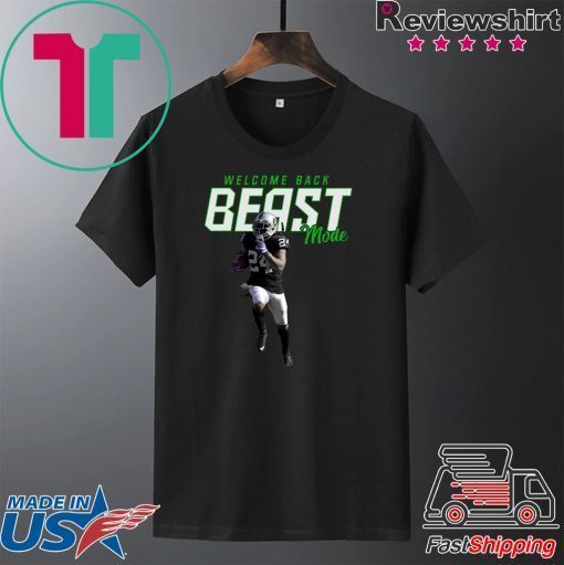 Marshawn Lynch Welcome Back Beast Mode Gift T-Shirts