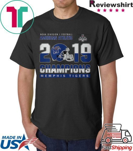 Memphis Tigers Division Athletic coast 2019 champions Gift T-Shirt