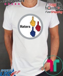Middle finger Steelers Haters Unisex T-Shirt