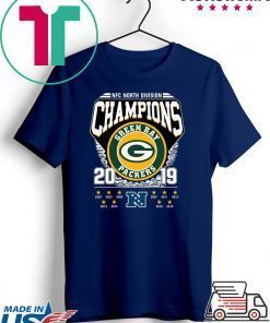 NFC North Division Champions Green Bay Packers 2019 Gift T-Shirt