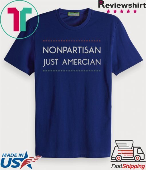 Nonpartisan Just American Trump Impeachment 2020 Election Gift T-Shirt