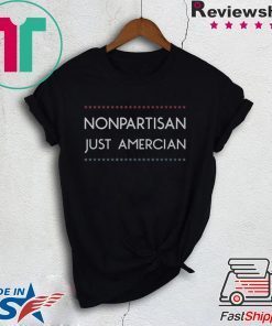 Nonpartisan Just American Trump Impeachment 2020 Election Gift T-Shirt