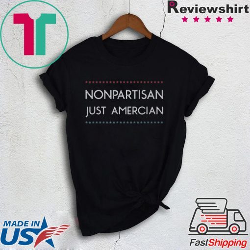 Nonpartisan Just American Trump Impeachment 2020 Election Gift T-Shirt