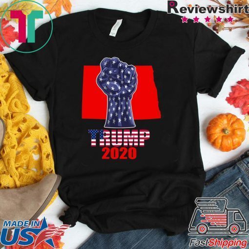 North Dakota 4 President Donald Trump 2020 Election Us Flag Gift T-Shirt