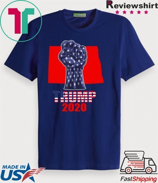 North Dakota 4 President Donald Trump 2020 Election Us Flag Gift T-Shirt