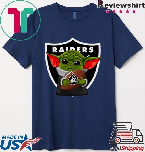 Oakland Raider baby Yoda Rugby Gift T-Shirt