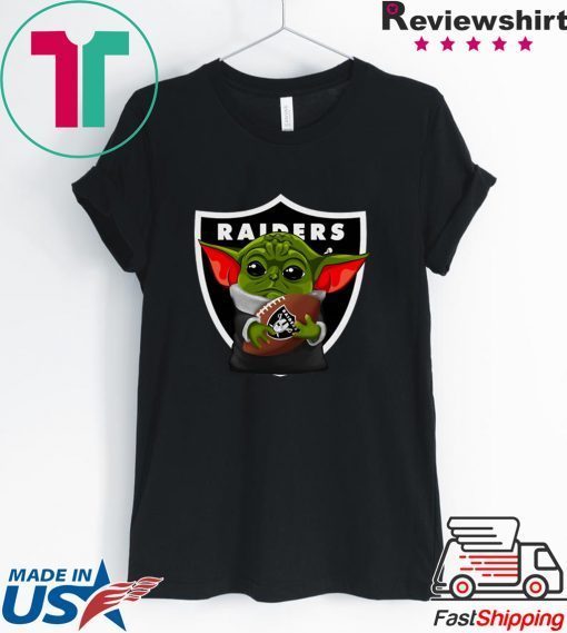 Oakland Raider baby Yoda Rugby Gift T-Shirt