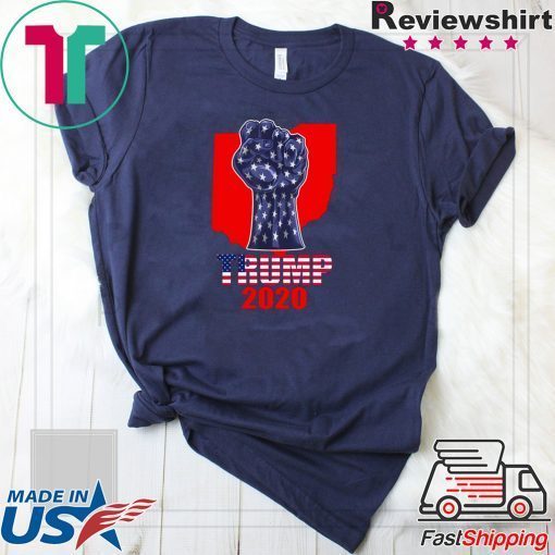 Ohio For President Donald Trump 2020 Election Us Flag Gift T-Shirt