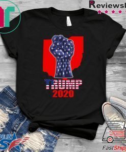 Ohio For President Donald Trump 2020 Election Us Flag Gift T-Shirt