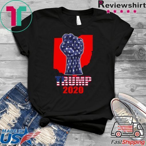 Ohio For President Donald Trump 2020 Election Us Flag Gift T-Shirt