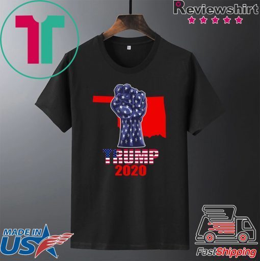 Oklahoma For President Donald Trump 2020 Election Us Flag Tee Shirt