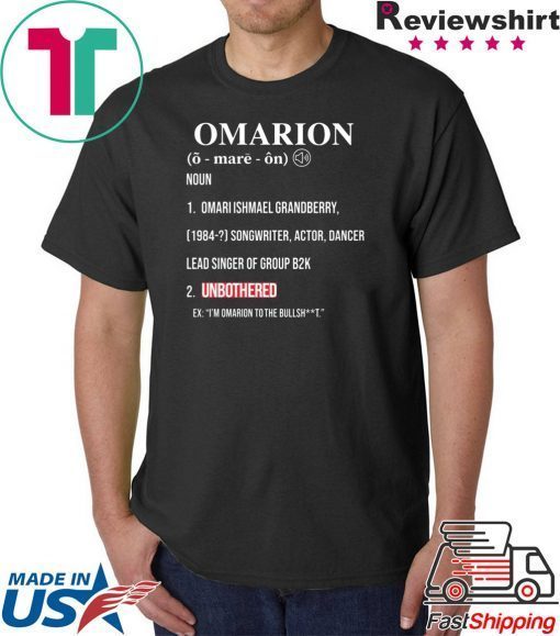 Omarion Unbothered Gift T-Shirts