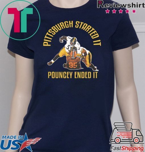 Pittsburgh Started It Pouncey Ended It Gift Tee Shirt