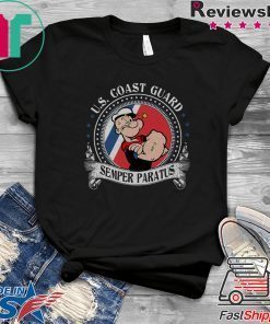 Popeye U S Coast Guard Semper Paratus Gift T-Shirt