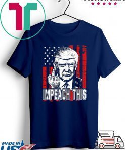 Pro Trump 2020 Impeach This Stop Impeachment Trump Supporter 2020 T-Shirt