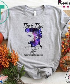 Purple Rain Prince 1958-2016 Thank You For The Memories Signature Gift T-Shirts