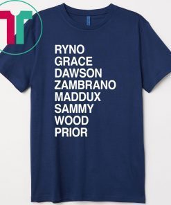 Ryno Grace Dawson Zambrano Maddux Sammy Wood Prior Gift T-Shirts