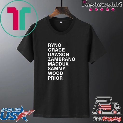 Ryno Grace Dawson Zambrano Maddux Sammy Wood Prior Gift T-Shirt