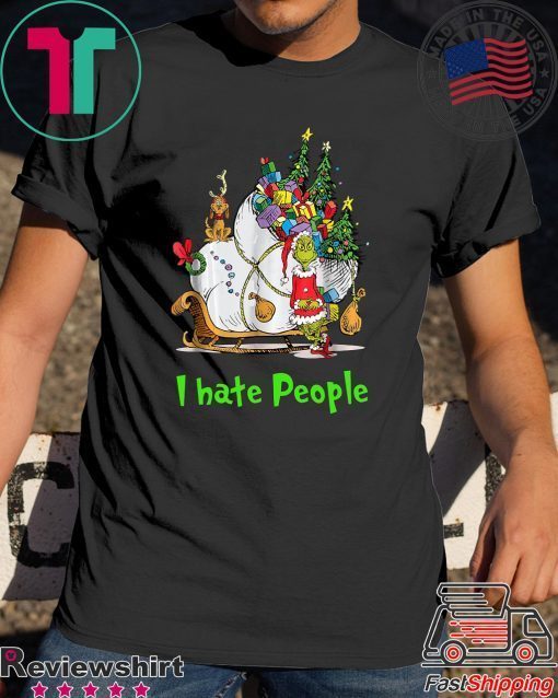 Santa Grinch I Hate People Shirts