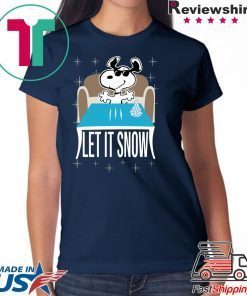 Snoopy Dog Walmart Cocaine Santa Let It Snow 2020 T-Shirt