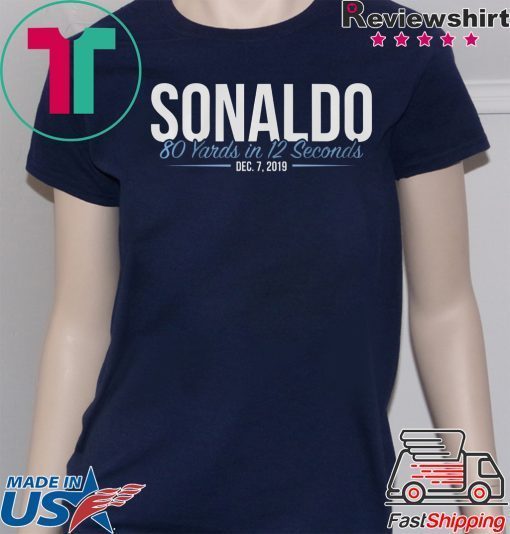 Sonaldo 80 Yards In 12 Seconds Gift T-Shirt