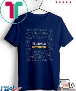 Square Root of 4080400 Happy New Year 2020 Funny Math Gift T-Shirt