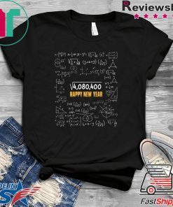 Square Root of 4080400 Happy New Year 2020 Funny Math Gift T-Shirt