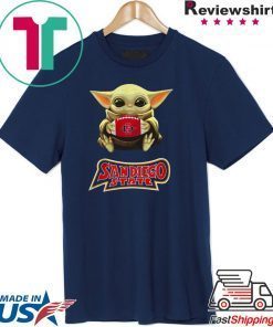 Star Wars Baby Yoda hug Sandiego State Gift T-Shirt