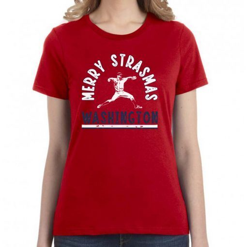 Stephen Strasburg Tee Shirt - Merry Strasmas