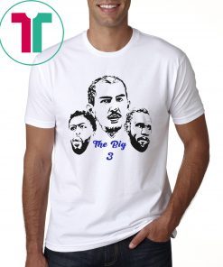 The Big 3 Tee Shirt - Los Angeles Lakers - Lebron James, Anthony Davis, Alex Caruso